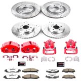 Power Stop 05-13 Chevrolet Corvette Front & Rear Z26 Street Warrior Brake Kit w/Calipers (1x psbKC1417B-26, 1x psbKC1563-26) thumbnail 6