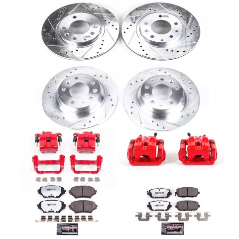 Power Stop 06-15 Mazda MX-5 Miata Front & Rear Z26 Street Warrior Brake Kit w/Calipers (1x psbKC4659-26, 1x psbKC2451-26) thumbnail 8