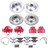 Power Stop 2007 BMW 328i Front & Rear Z26 Street Warrior Brake Kit w/Calipers (1x psbKC3002-26, 1x psbKC4590-26) thumbnail 8