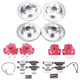 Power Stop 09-10 BMW 328i xDrive Front & Rear Z26 Street Warrior Brake Kit w/Calipers (1x psbKC4678-26, 1x psbKC3002-26) thumbnail 8