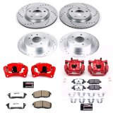 Power Stop 07-10 Nissan Sentra Front & Rear Z26 Street Warrior Brake Kit w/Calipers (1x psbKC5217A-26, 1x psbKC098B-26) thumbnail 8
