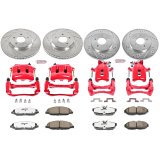 Power Stop 05-10 Ford Mustang Front & Rear Z26 Street Warrior Brake Kit w/Calipers (1x psbKC1380-26, 1x psbKC1384-26) thumbnail 8