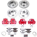 Power Stop 2007 BMW 328xi Front & Rear Z26 Street Warrior Brake Kit w/Calipers (1x psbKC3002-26, 1x psbKC4589-26) thumbnail 8