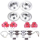 Power Stop 08-10 BMW 328i Front & Rear Z26 Street Warrior Brake Kit w/Calipers (1x psbKC4677-26, 1x psbKC044-26) thumbnail 8