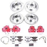 Power Stop 08-10 BMW 328i Front & Rear Z26 Street Warrior Brake Kit w/Calipers (1x psbKC4677-26, 1x psbKC3002-26) thumbnail 3