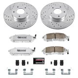 Power Stop 02-06 Nissan Altima Front & Rear Z26 Street Warrior Brake Kit w/Calipers (1x psbKC2282-26, 1x psbKC098-26) thumbnail 5