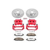 Power Stop 11-14 Ford Mustang Front & Rear Z26 Street Warrior Brake Kit w/Calipers (1x psbKC5407-26, 1x psbKC4749-26) thumbnail 7
