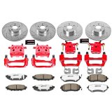 Power Stop 08-10 Subaru Impreza Front & Rear Z26 Street Warrior Brake Kit w/Calipers (1x psbKC4631-26, 1x psbKC1124-26) thumbnail 3