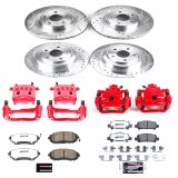 Power Stop 02-04 Subaru Legacy Front & Rear Z26 Street Warrior Brake Kit w/Calipers (1x psbKC3124-26, 1x psbKC1124-26) thumbnail 6