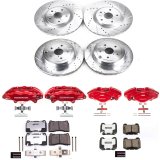 Power Stop 08-14 Subaru Impreza Front & Rear Z26 Street Warrior Brake Kit w/Calipers (1x psbKC131-26, 1x psbKC5305-26) thumbnail 8