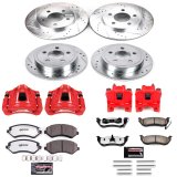 Power Stop 03-07 Jeep Liberty Front & Rear Z36 Truck & Tow Brake Kit w/Calipers (1x psbKC2160-36, 1x psbKC2197-36) thumbnail 2