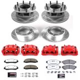 Power Stop 2012 Ford F-350 Super Duty Front & Rear Z36 Truck & Tow Kit w/Calipers (Bundled Kit) thumbnail 7