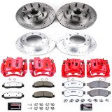 Power Stop 12-13 Ford F-250 Super Duty Front & Rear Z36 Truck & Tow Kit w/Calipers (Bundled Kit) thumbnail 2