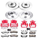 Power Stop 2005 Saab 9-7x Front & Rear Z36 Truck & Tow Brake Kit w/Calipers (1x psbKC2050-36, 1x psbKC2061A-36) thumbnail 7