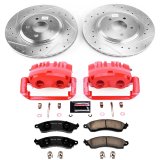 Power Stop 1999 Ford Mustang Front Z23 Evolution Sport Brake Kit w/Calipers (1x psbK1304, 1x psbS4766C) thumbnail 7