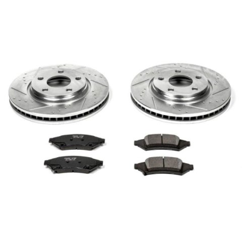 Power Stop 2004 Pontiac Grand Prix Front Z23 Evolution Sport Brake Kit w/Calipers (1x psbK1586, 1x psbS5034) thumbnail 6