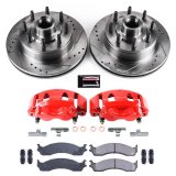 Power Stop 2007 Ford E-150 Front Z23 Evolution Kit w/Cals (1x psbS4614, 1x psbZ23-655, 1x psbAR8546XL, 1x psbAR8546XR) thumbnail 2