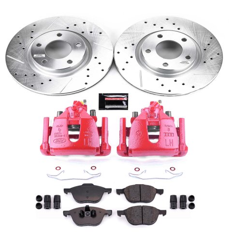 Power Stop 2008 Mazda 3 Front Z23 Evolution Sport Brake Kit w/Calipers (1x psbK125, 1x psbS2942E) thumbnail 5