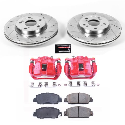 Power Stop 2013 Honda Accord Front Z23 Evolution Sport Brake Kit w/Calipers (1x psbK6777, 1x psbS7106) thumbnail 7