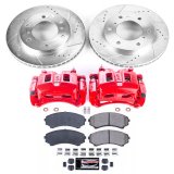 Power Stop 01-06 Mitsubishi Montero Front Z23 Evolution Sport Brake Kit w/Calipers (1x psbS2656, 1x psbK148) thumbnail 5