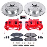PowerStop Z23 Evolution Sport Brake Upgrade Kits with Calipers for 2003-2004 DAKOTA - KC2187 Disc Kit, Upgrade, Front, Cross-Drilled/Slotted Surface, Dodge, Kit thumbnail 5