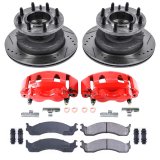 Power Stop 03-05 Ford E-350 Club Wagon Front Z23 Evolution Kit w/Cals (1x psbS4614, 1x psbZ23-655, 1x psbAR8542XL, 1x psbAR8542XR) thumbnail 6