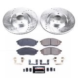 Power Stop 05-07 Infiniti G35 Front Z23 Evolution Sport Brake Kit w/Calipers (1x psbS2870A, 1x psbK112) thumbnail 9