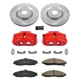 Power Stop 05-13 Chevrolet Corvette Front Z23 Evolution Sport Brake Kit w/Calipers (1x psbK5158, 1x psbS5006A) thumbnail 2