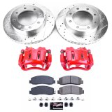 Power Stop 10-11 Ford F-350 Super Duty Front Z23 Evolution Kit w/Cals (1x psbZ23-1333, 1x psbS5022, 1x psbAR85107XL, 1x psbAR85107XR) thumbnail 5