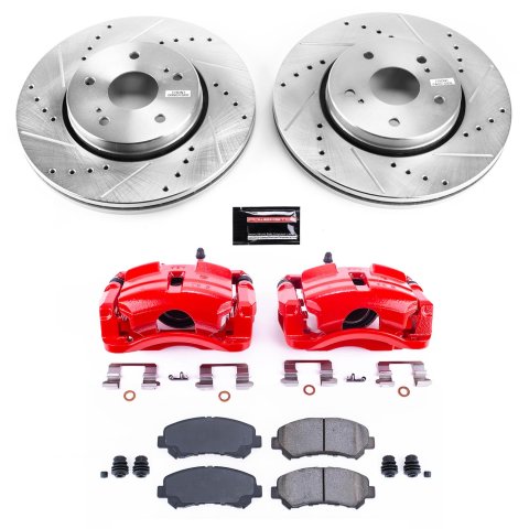 Power Stop 10-13 Suzuki Kizashi Front Z23 Evolution Sport Brake Kit w/Calipers (1x psbS3428, 1x psbK6102) thumbnail 8