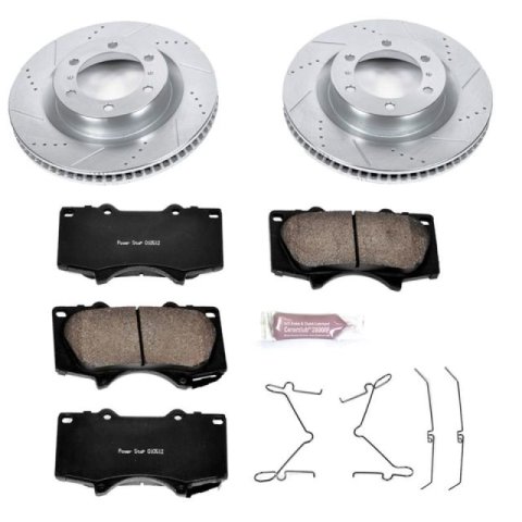Power Stop 10-15 Lexus GX460 Front Z23 Evolution Sport Brake Kit w/Calipers (1x psbK5873, 1x psbS6278)