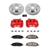 Power Stop 11-14 Ford Mustang Front Z23 Evolution Sport Brake Kit w/Calipers (1x psbK5944, 1x psbS4928B) thumbnail 3