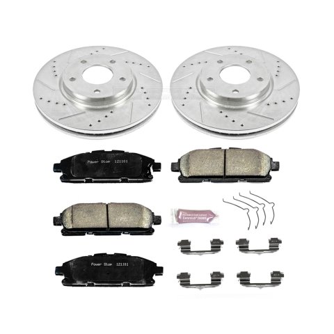 Power Stop 11-17 Nissan Quest Front Z23 Evolution Sport Brake Kit w/Calipers (1x psbK6360, 1x psbS3106) thumbnail 5