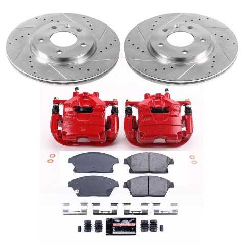 Power Stop 12-17 Buick Verano Front Z23 Evolution Sport Brake Kit w/Calipers (1x psbS5328, 1x psbK5554) thumbnail 7