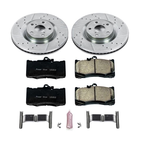 Power Stop 13-19 Lexus GS350 Front Z23 Evolution Sport Brake Kit w/Calipers (1x psbS3336, 1x psbK6355) thumbnail 2