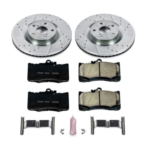 Power Stop 13-19 Lexus GS350 Front Z23 Evolution Sport Brake Kit w/Calipers (1x psbS3336, 1x psbK6355) thumbnail 6