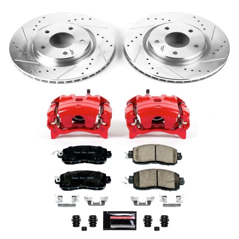 Power Stop 14-17 Nissan Leaf Front Z23 Evolution Sport Brake Kit w/Calipers (1x psbS7102, 1x psbK7215) thumbnail 9
