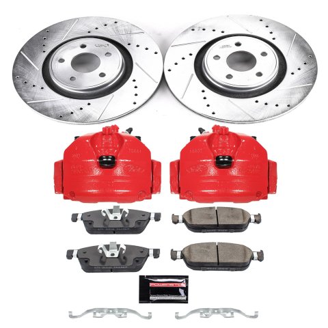 Power Stop 15-18 Ford Focus Front Z23 Evolution Sport Brake Kit w/Calipers (1x psbK7147, 1x psbS5482) thumbnail 2