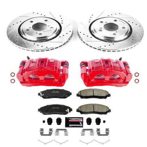 Power Stop 17-19 Acura MDX Front Z23 Evolution Sport Brake Kit w/Calipers (1x psbK7352, 1x psbS3826A) thumbnail 5