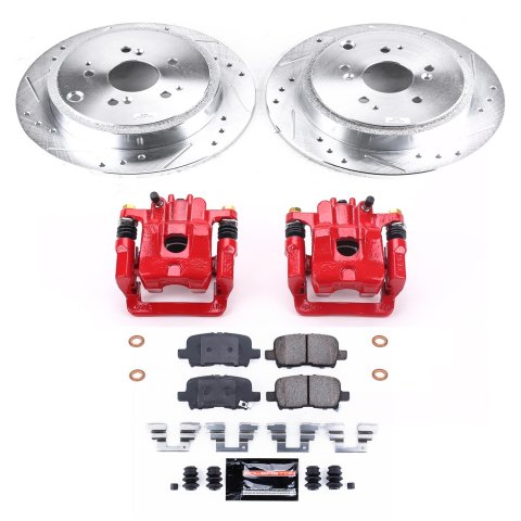 Power Stop 01-06 Acura MDX Rear Z23 Evolution Sport Brake Kit w/Calipers (1x psbS2674, 1x psbK2382) thumbnail 7