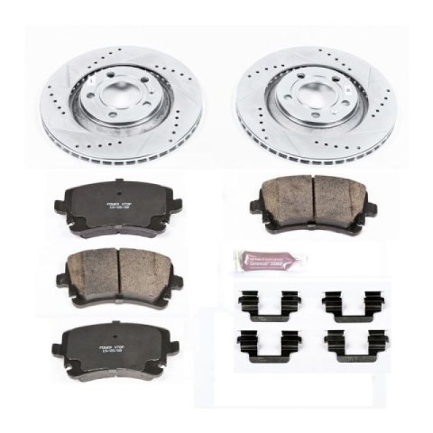 Power Stop 04-09 Audi S4 Rear Z23 Evolution Sport Brake Kit w/Calipers (1x psbK4564, 1x psbS3252) thumbnail 7