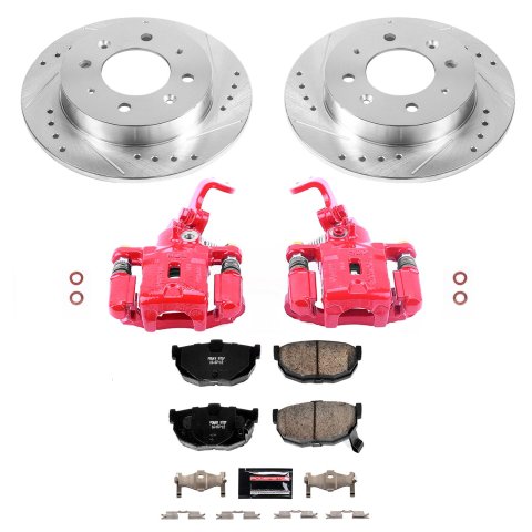 Power Stop 04-09 Kia Spectra Rear Z23 Evolution Sport Brake Kit w/Calipers (1x psbS3302, 1x psbK5905) thumbnail 8