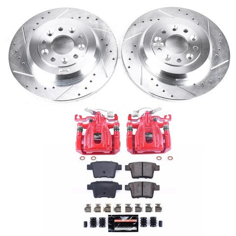 Power Stop 05-07 Ford Five Hundred Rear Z23 Evolution Sport Brake Kit w/Calipers (1x psbS4946, 1x psbK4600) thumbnail 7