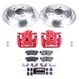 Power Stop 05-09 Hyundai Tucson Rear Z23 Evolution Sport Brake Kit w/Calipers (1x psbS3100, 1x psbK5213) thumbnail 7