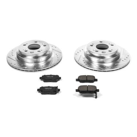 Power Stop 05-12 Acura RL Rear Z23 Evolution Sport Brake Kit w/Calipers (1x psbK4605, 1x psbS3190) thumbnail 5