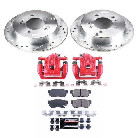 Power Stop 06-08 Hyundai Sonata Rear Z23 Evolution Sport Brake Kit w/Calipers (1x psbS3100, 1x psbK5214) thumbnail 1