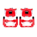PowerStop Z23 Evolution Sport Brake Upgrade Kits with Calipers for 2008-2012 LIBERTY, 2007-2011 NITRO - KC3046A Disc Kits, Calipers, Rear, Cross-drilled/Slotted Rotors, 1-piston Red Calipers, Dodge, Jeep, Kit thumbnail 4