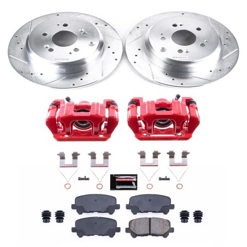 Power Stop 09-11 Honda Pilot Rear Z23 Evolution Sport Brake Kit w/Calipers (1x psbK4685, 1x psbS3824) thumbnail 2