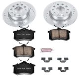 PowerStop Z23 Evolution Sport Brake Upgrade Kits with Calipers for 2010-2013 A3, 2013-2019 BEETLE, 2012-2018 JETTA - KC5671 Disc Kit, Upgrade, Rear, Cross-Drilled/Slotted Surface, Audi, Volkswagen, Kit thumbnail 5