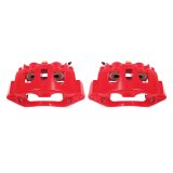 PowerStop Z23 Evolution Sport Brake Upgrade Kits with Calipers KC5563 Rotors, Pads, Red Calipers, Drilled/Slotted Rotors, Z-23 Pads, Rear, Chevy, GMC, Kit thumbnail 8